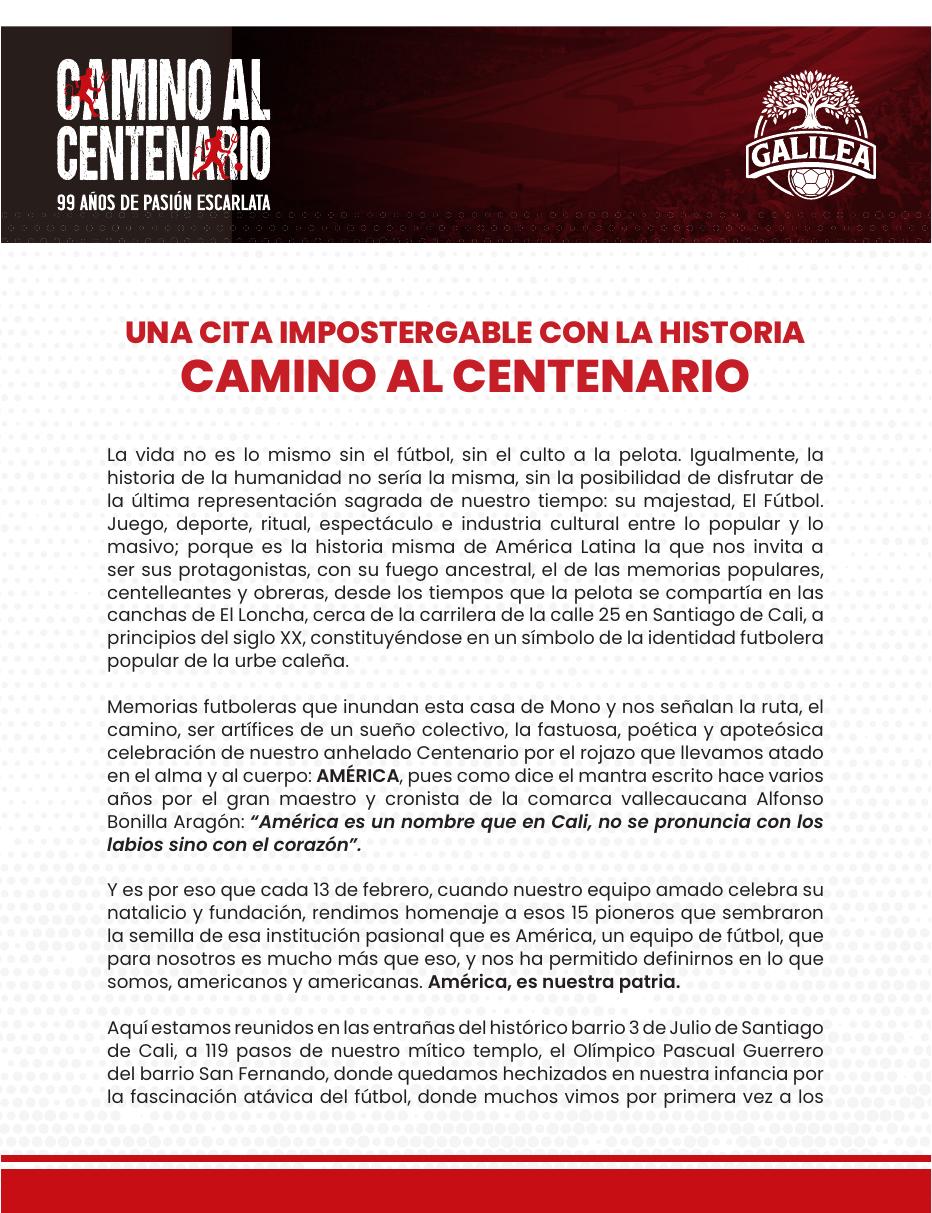 Manifiesto Camino al — página 1